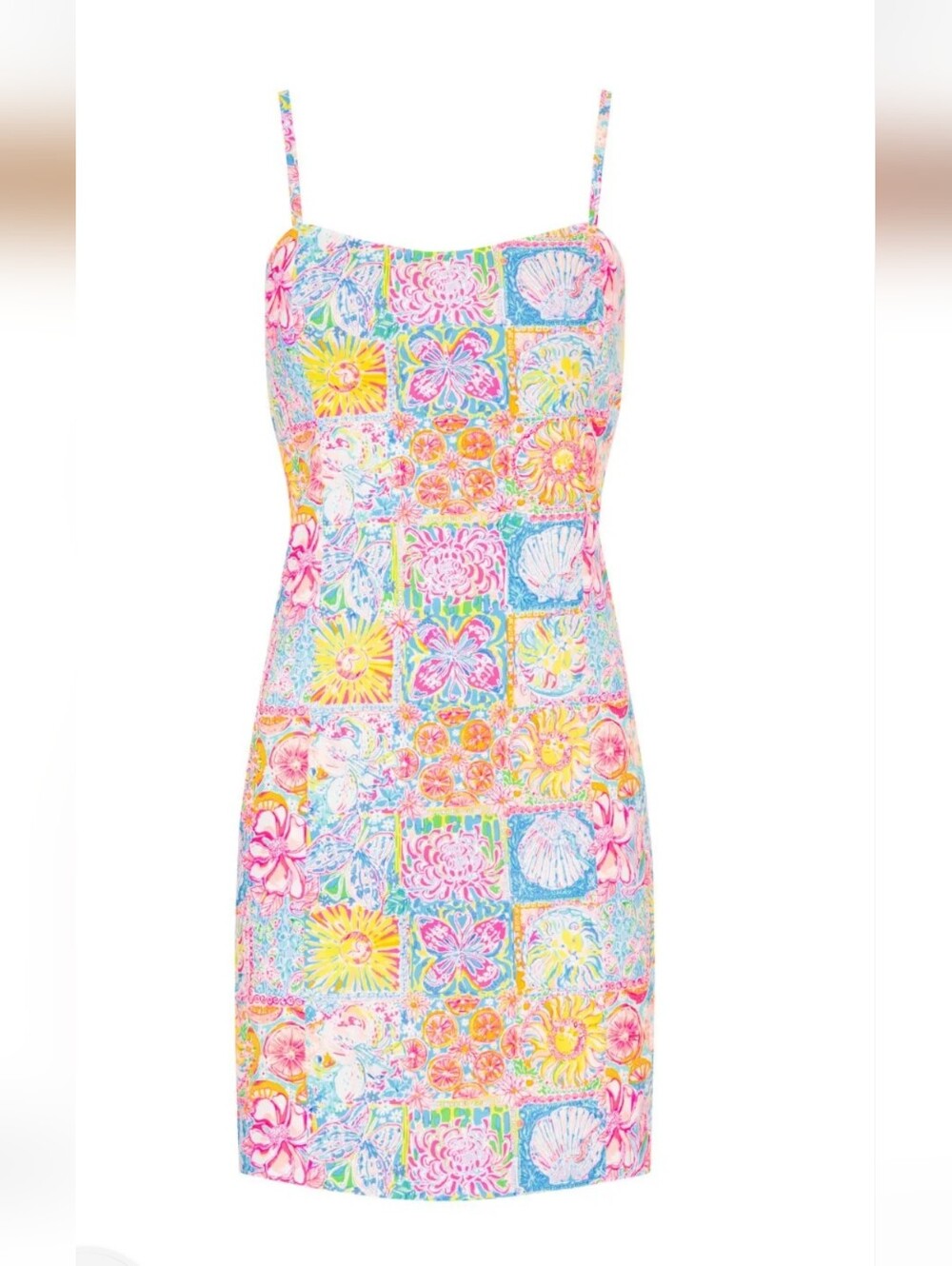 Lilly Pulitzer Shelli Stretch Dress In Patch My Drift